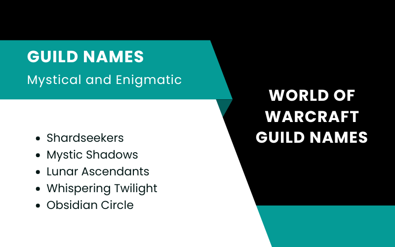 World of Warcraft Guild Names