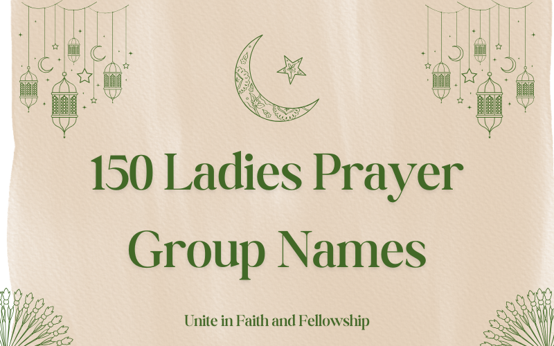 Ladies Prayer Group Names