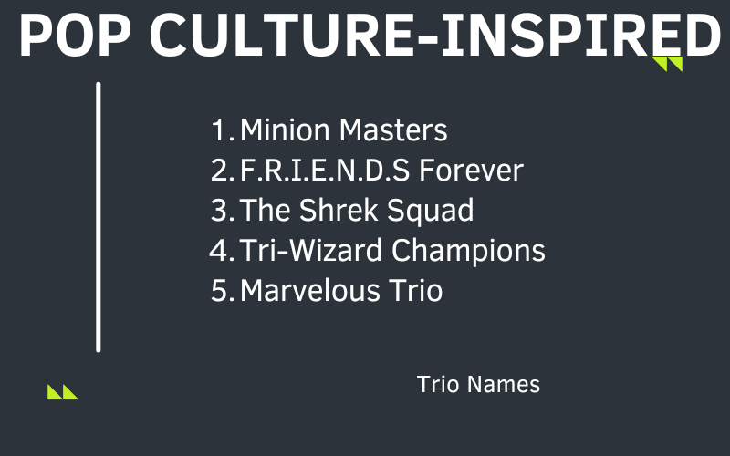 Trio Names