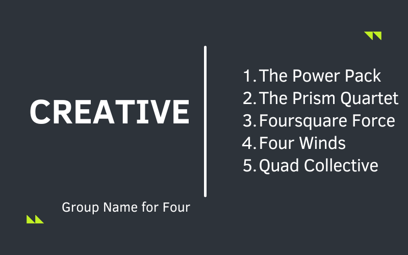 Group Name for Four