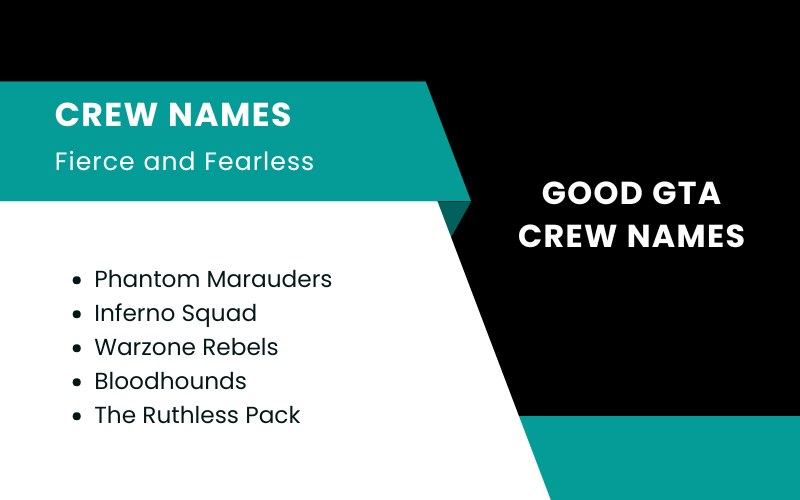 Good GTA Crew Names