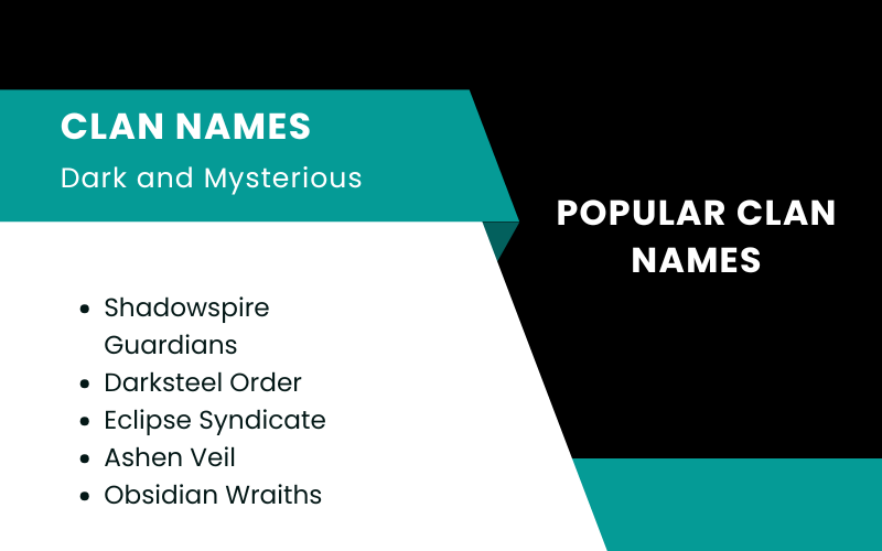 Popular Clan Names