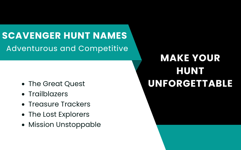 Scavenger Hunt Names