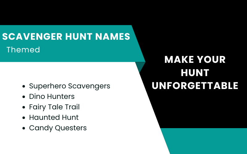 Scavenger Hunt Names