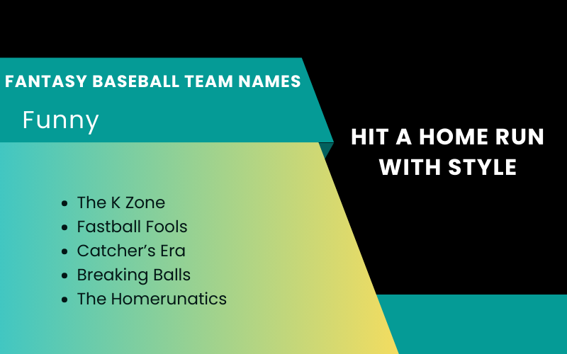 Fantasy Baseball Team Names