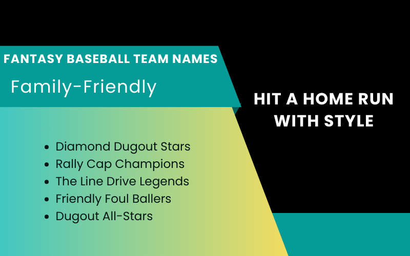 Fantasy Baseball Team Names